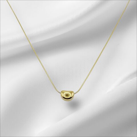 Gold İnce Zincirli Drop (Damla) Kolye