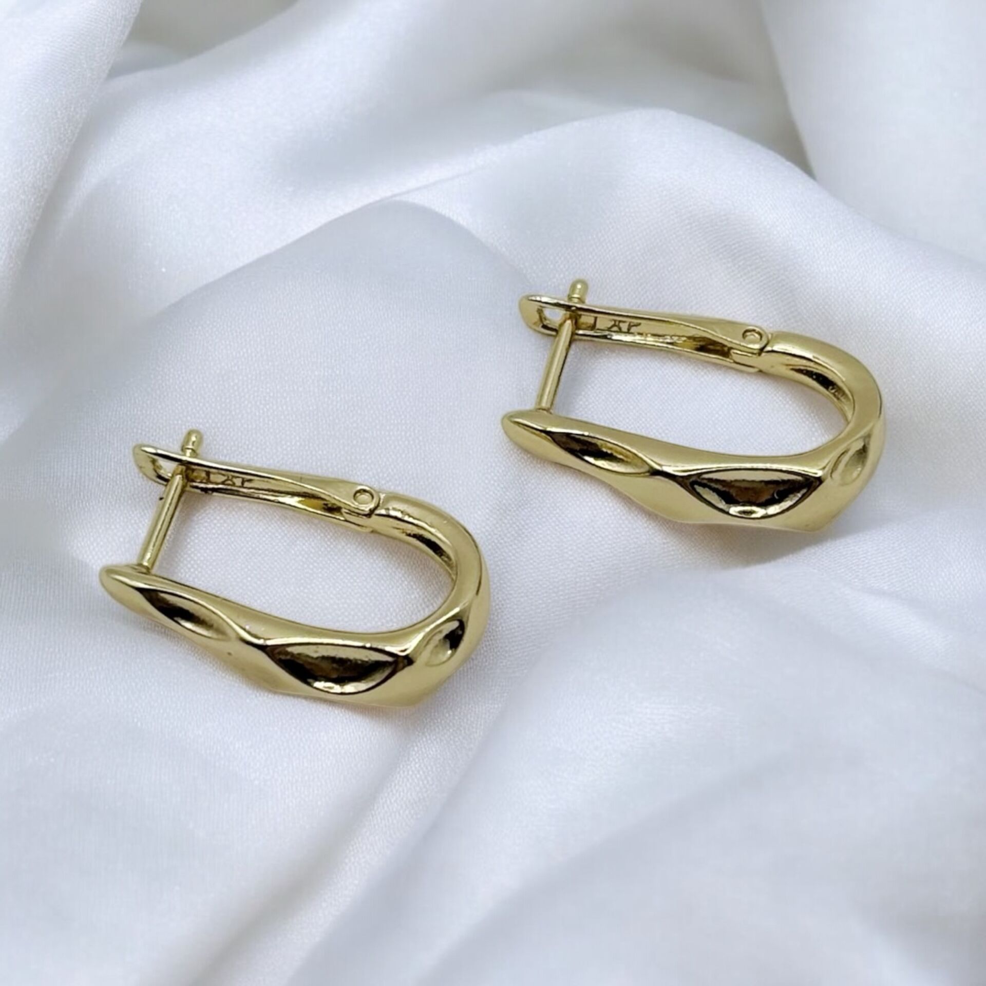 GOLDERA 14K Altın Mini Halka Küpe