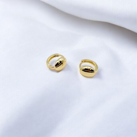 GOLDERA 14K Altın Renk Minik Küpe