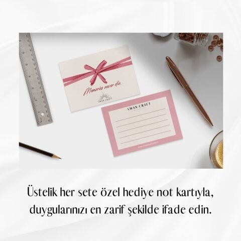 Serenay Küpe ve Kolye Çelik Takı Seti