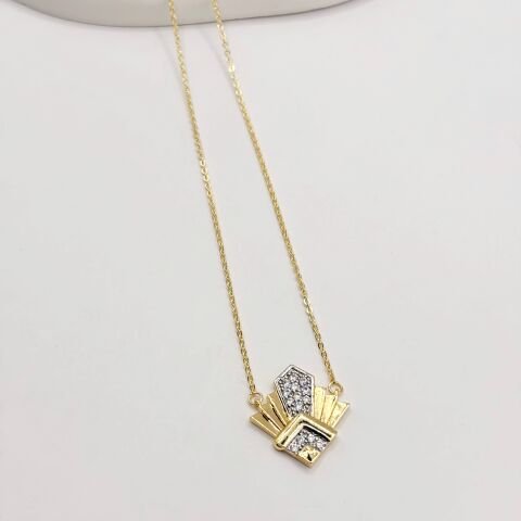 Gold Çelik Kolye