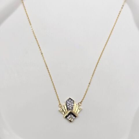 Gold Çelik Kolye