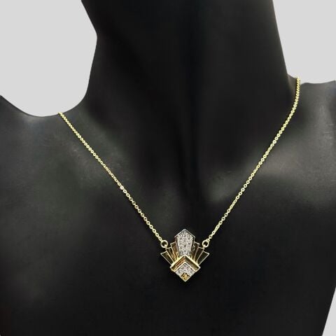 Gold Çelik Kolye
