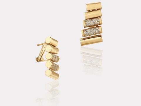 Gold Çelik Küpe